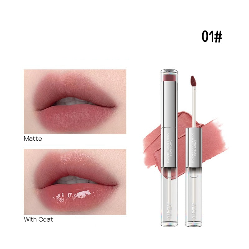 AZTK - Candy Floss Double Touch Lipgloss 1.7g+1.7ml (New Version)