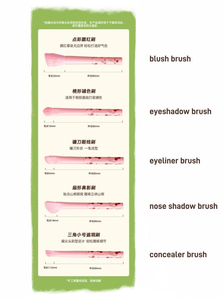 Wiggle Wiggle Makeup Brushes 5 in Set