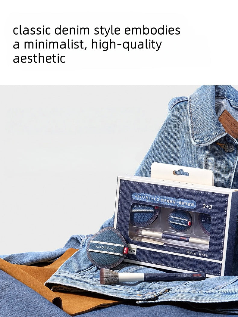 "Just It" Denim Beginner Makeup Tool Set