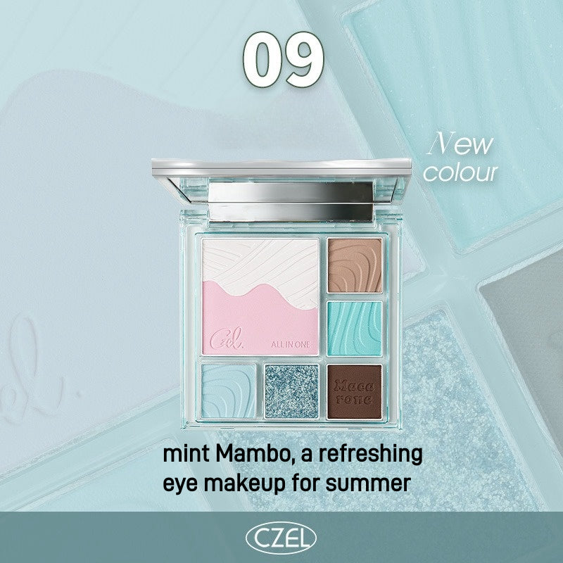 CZEL All in One Eyeshadow Palette Multi-use 6.5g