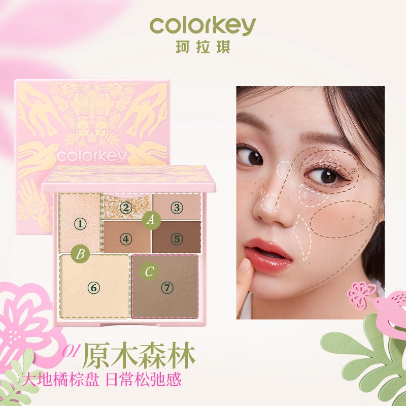 Colorkey Seven Colors Face Palette 15g