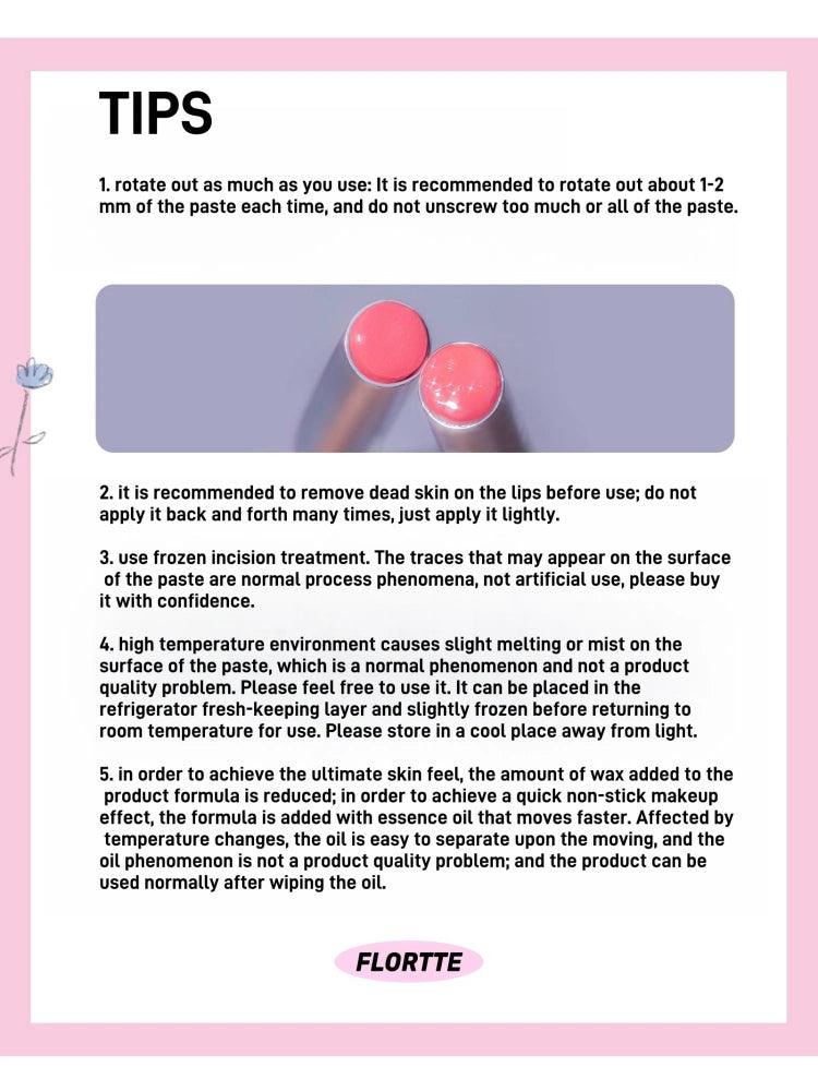 Flortte - Love Yourself Non Stick Lip Gloss 2.4g