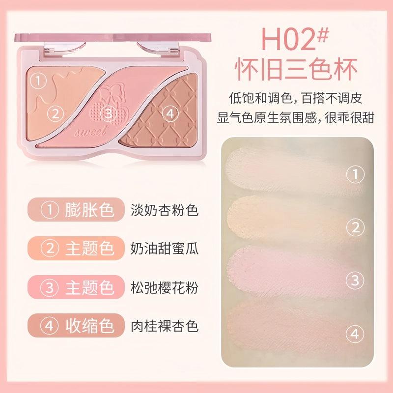 Triple Colors Powder Blusher 9g
