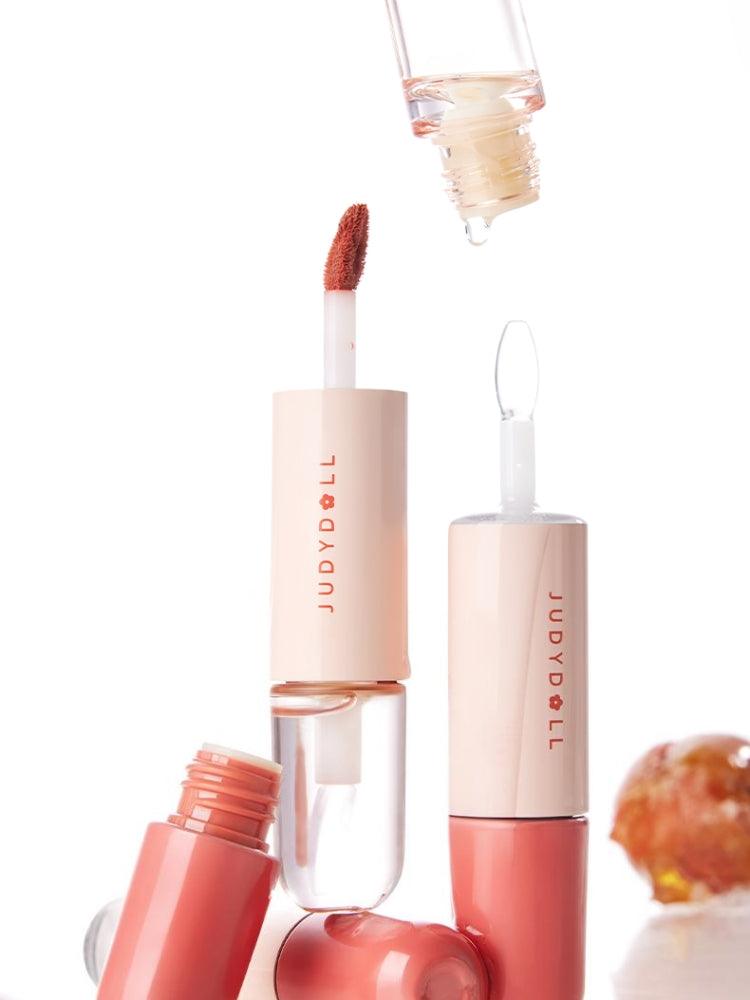 Dual Lip Gloss Mirror Moisturizing 7g