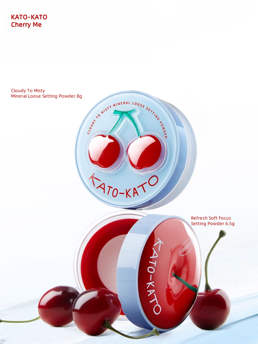 KATO-KATO Cherry Me Setting Powder 6.5g/8g