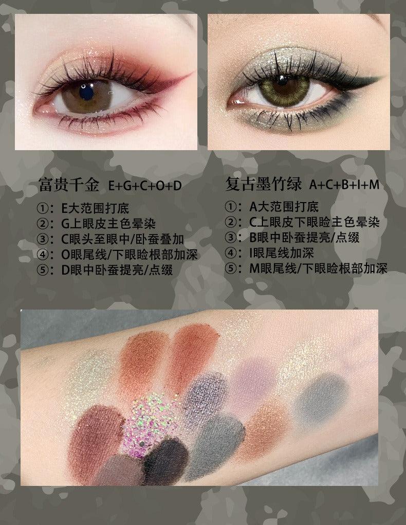 Button Series Eye Palette 15 Colors 12g