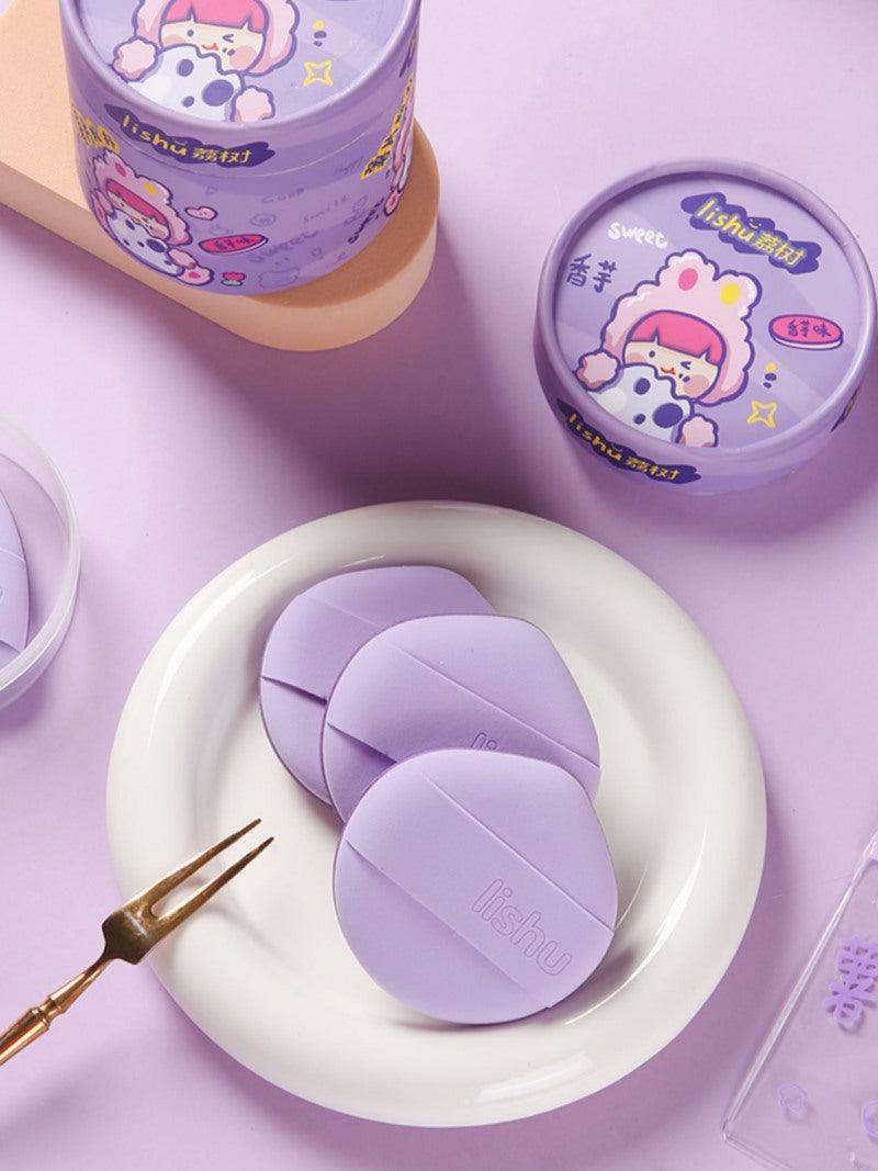 Chips Bucket Rubycell Makeup Puff Violet