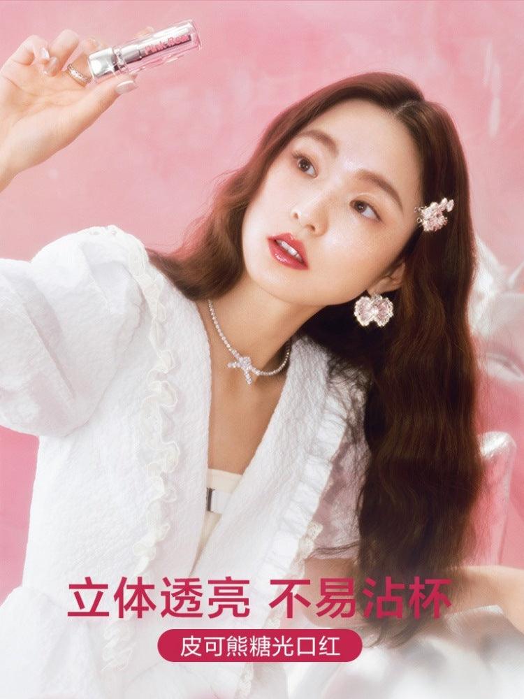 PINK BEAR Sugar Glossy Lipstick Moisturizing Lip Care 3.2g