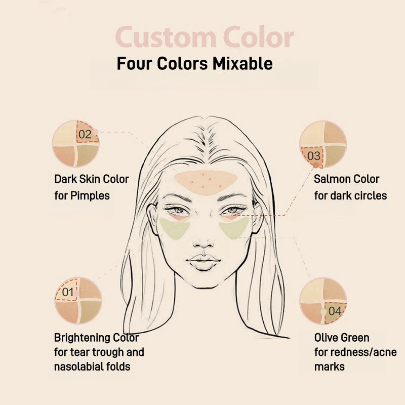 Creamy Velvet Concealer Palette 7.2g