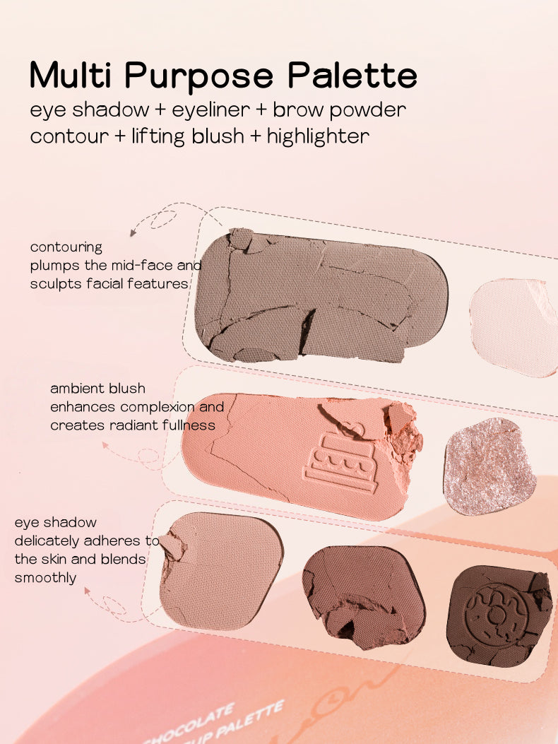 Pink Chocolate Sculpting Face Makeup Palette 9.5g