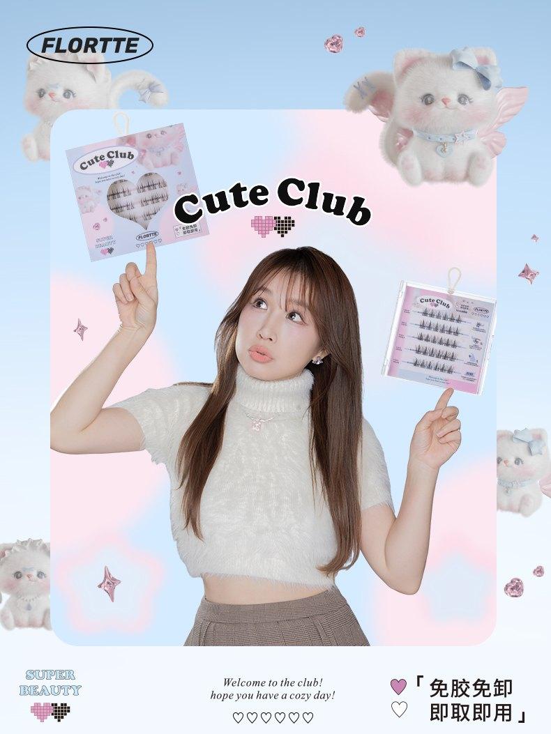 Flortte - Super Beauty Glue Free False Eyelashes