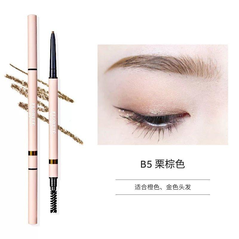 Dual Ends Eyebrow Pencil for Beginners B1-B5 0.3g