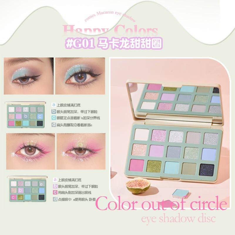 15 Colors Eye Palette 24g
