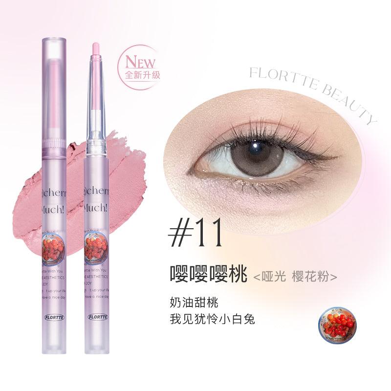 【NEW 8#-11#】FLORTTE I Love Myself Silkworm Eyeshadow Pen FLT036 - Chic Decent