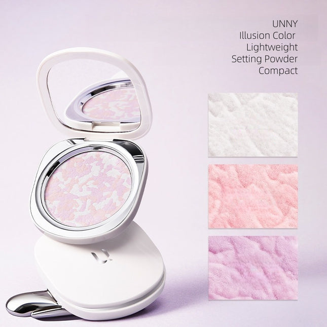 UNNYCLUB - Illusion Color Lightweight Setting Powder Compact 6g