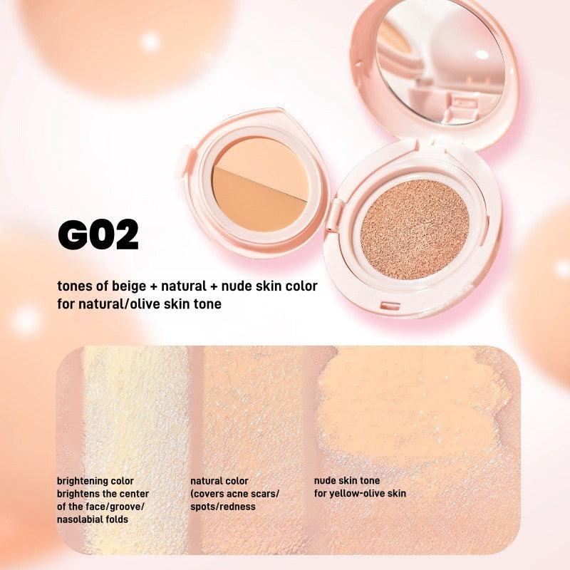 GOGO TALES 戈戈舞瓷色光凝遮瑕膏+气垫霜 18g