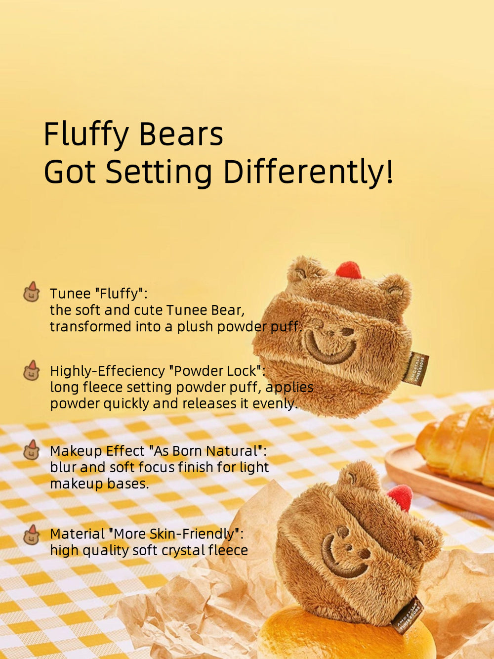 AMORTALS - TUNEE GOODS Loose Powder Puff