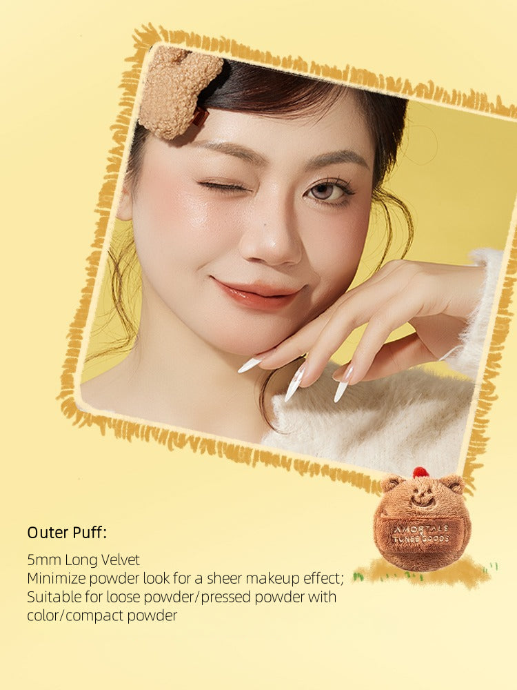 AMORTALS - TUNEE GOODS Reversible Loose Powder Puff