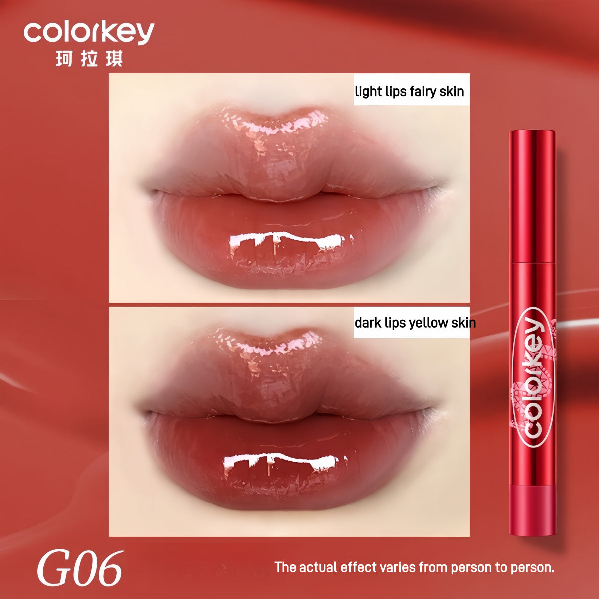 Colorkey 珂拉琪水晶光泽唇膏 CNY 吉祥蛇系列 2.7g