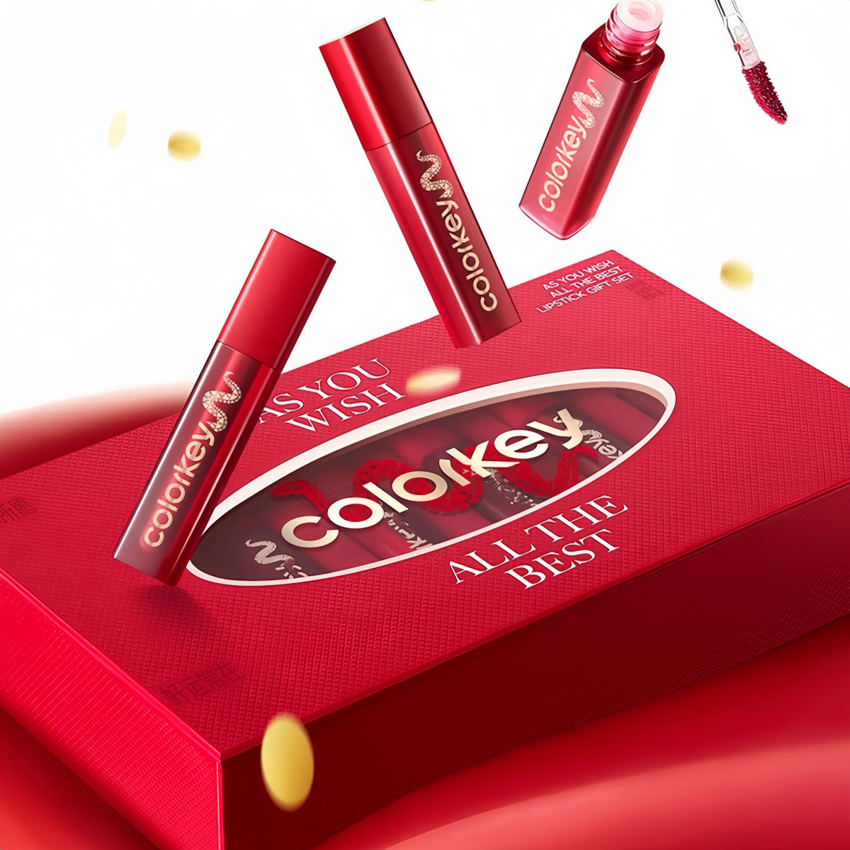 Colorkey Lipstick Gift Set CNY Lucky Snake 6g