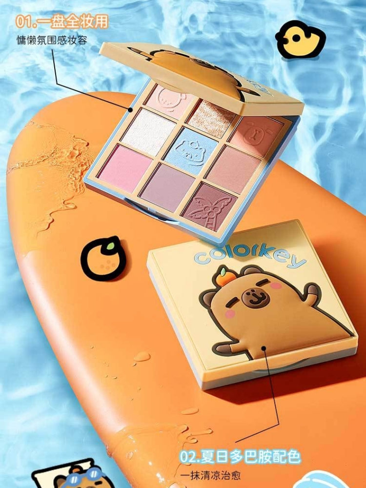 Colorkey Orange Capybara Nine Shades Eyeshadow Palette 13.5g