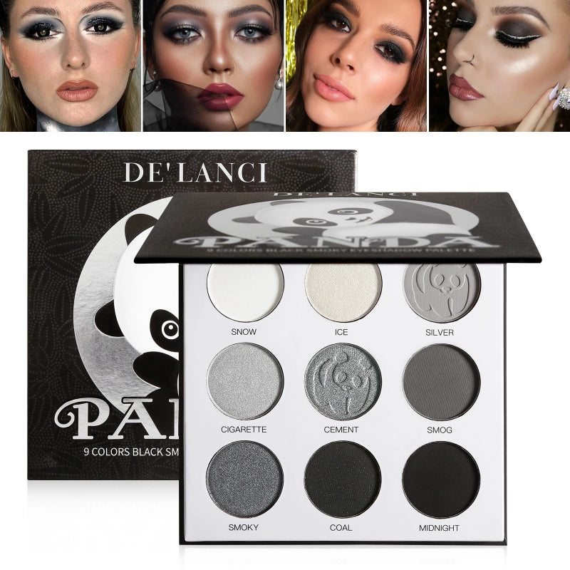 De'Lanci panda palette 9 colors eyeshadow 20g