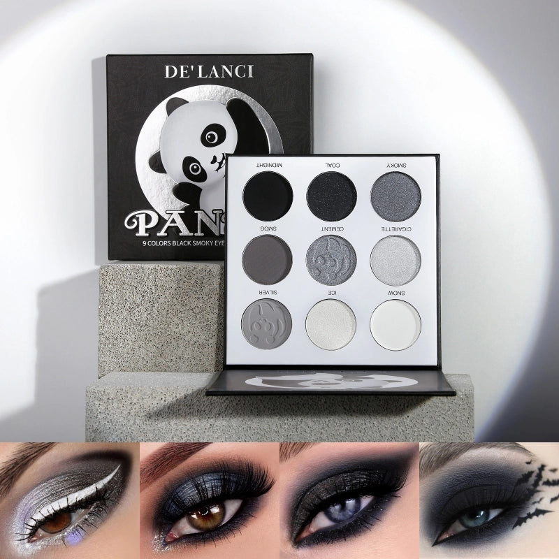 De'Lanci panda palette 9 colors eyeshadow 20g