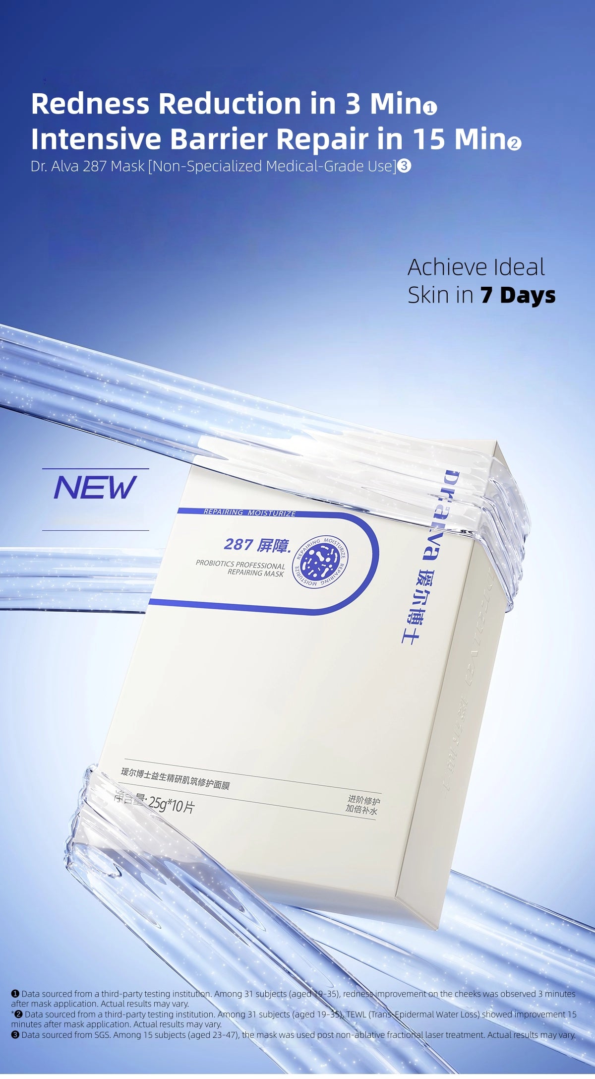 Dr. Alva - 287 Probiotics Professional Repairing Mask 25g*10