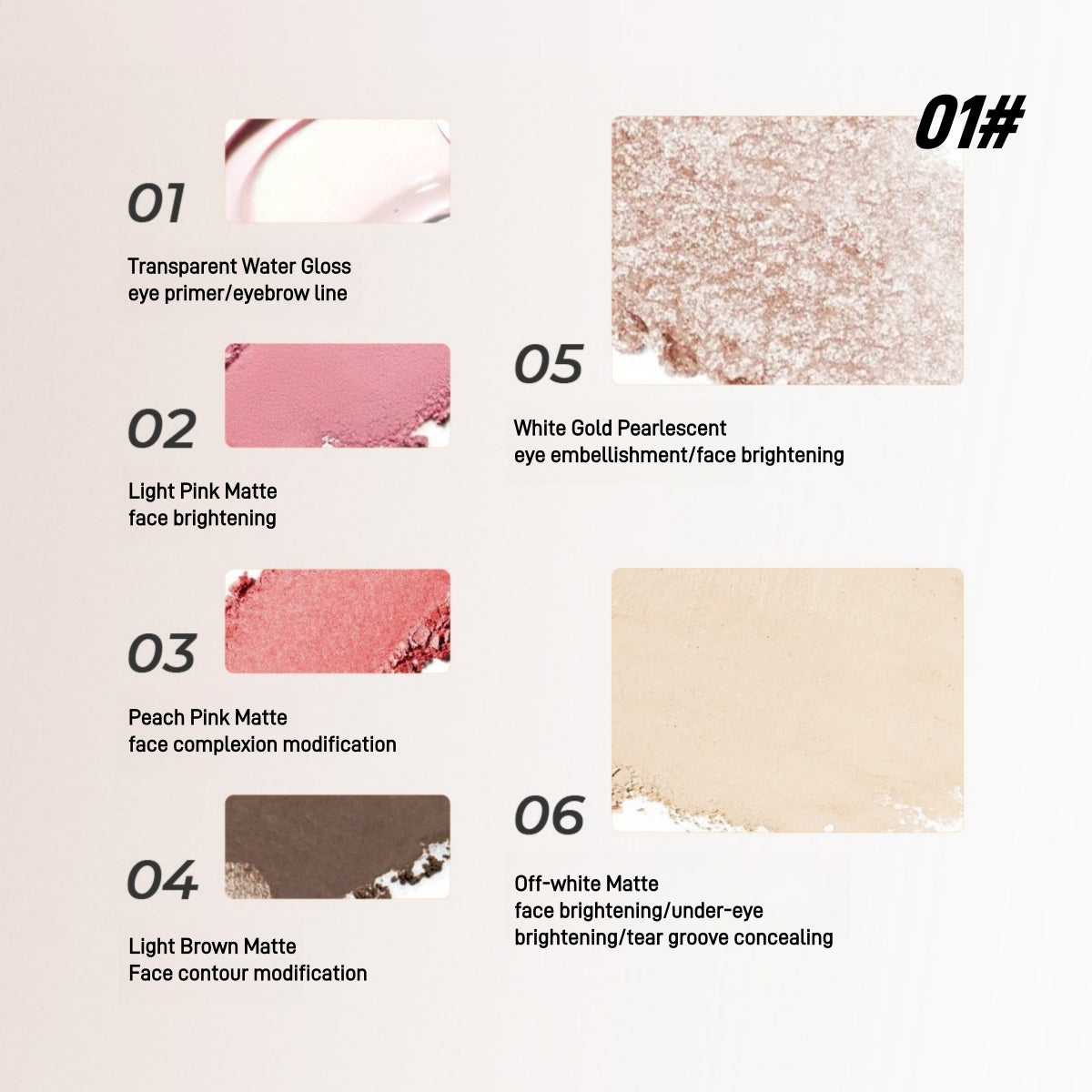 Eunarz - Multi Use Cheek Palette 9g