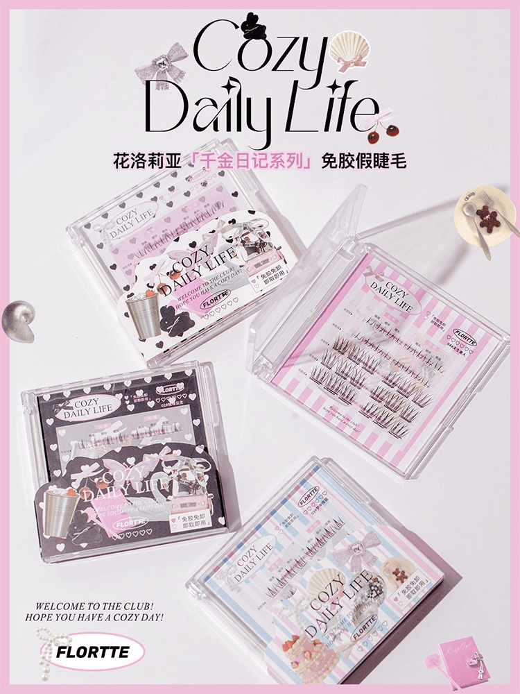 Flortte Cozy Daily Life 无胶假睫毛