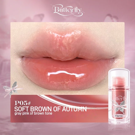 Flortte - Twin Butterfly Series Lip Serum Twin P 1.9g