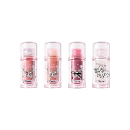 Flortte - Twin Butterfly Series Lip Serum Twin P 1.9g