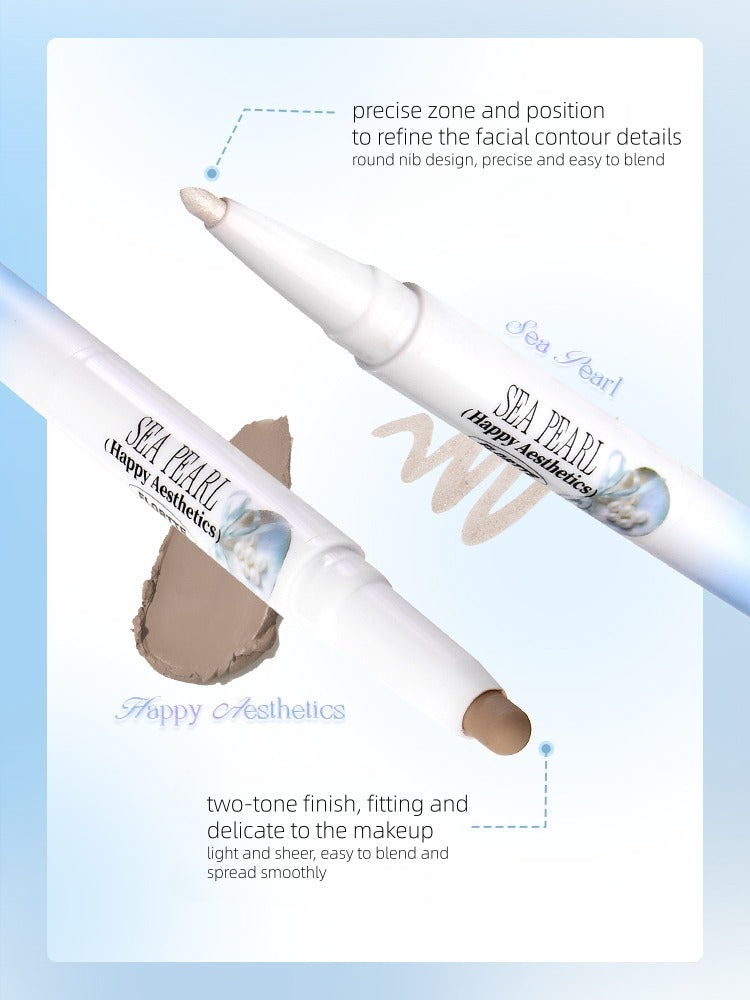 Flortte Sea Pearl Double Ended Highlight Contour Pen 1.28g
