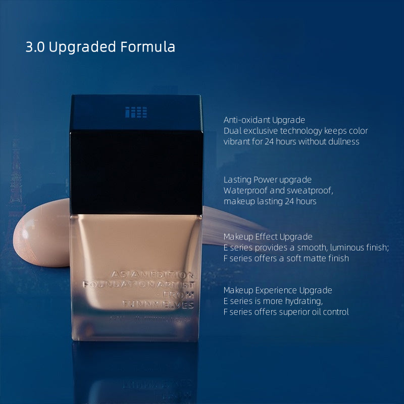 FunnyElves - Long Lasting Foundation Dry or Oily Skin Formula 25ml