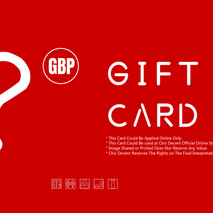 Chic Decent Gift Card in GBP