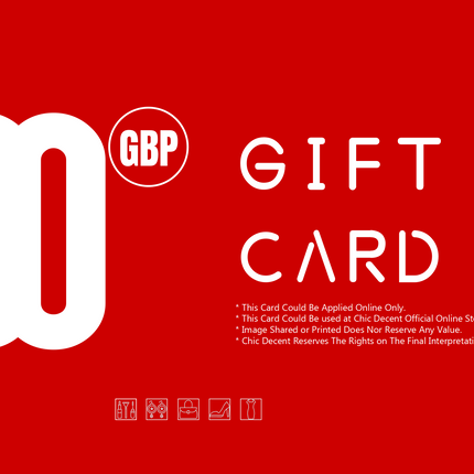 Chic Decent Gift Card in GBP