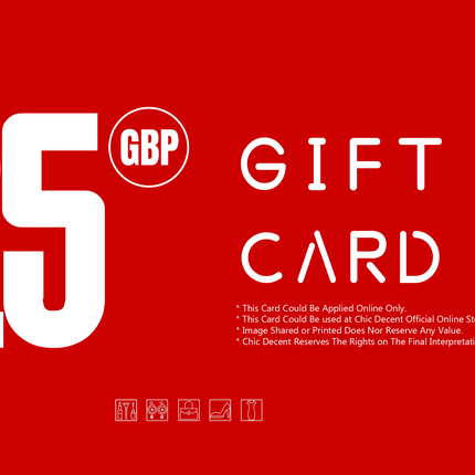 Chic Decent Gift Card in GBP