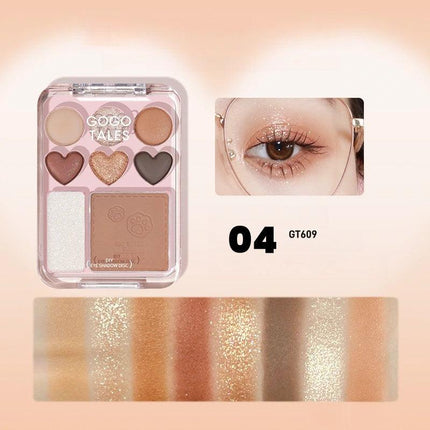 GOGOTALES - 3IN1 Hearts Palette 9.5g