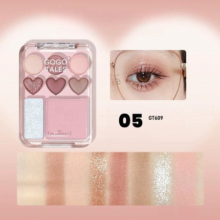 GOGOTALES - 3IN1 Hearts Palette 9.5g