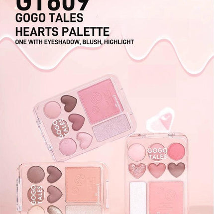 GOGOTALES - 3IN1 Hearts Palette 9.5g