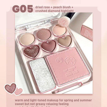 GOGOTALES - 3IN1 Hearts Palette 9.5g