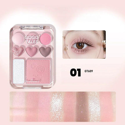 GOGOTALES - 3IN1 Hearts Palette 9.5g