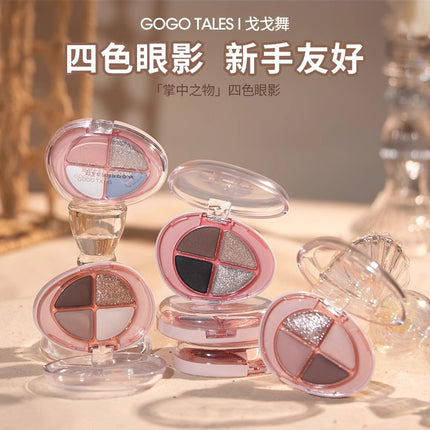 GOGOTALES - Glittering Colourful Eyeshadow Palette 4.8g