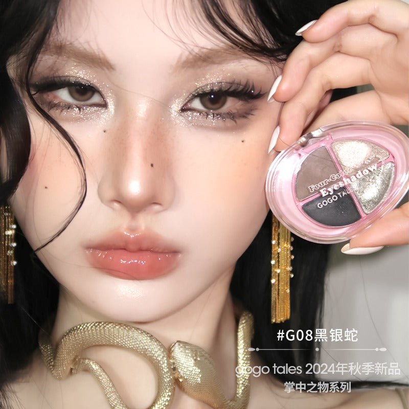 GOGO TALES Glittering Colourful Eyeshadow Palette 4.8g