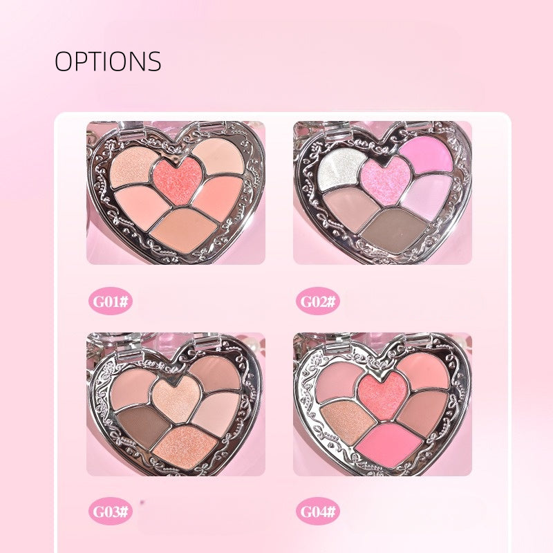 GOGO TALES Heart 2 Heart Lip Jelly Eyeshadow Palette 6.5g
