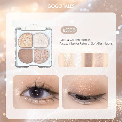GOGOTALES - Velvet Secret Language Eyeshadow Palette 6.4g