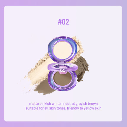 GirlsCrush - Matte Highlighter Contour Powder Duo 5.2g
