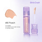 #06 Peach on Heavy Panda Eyes