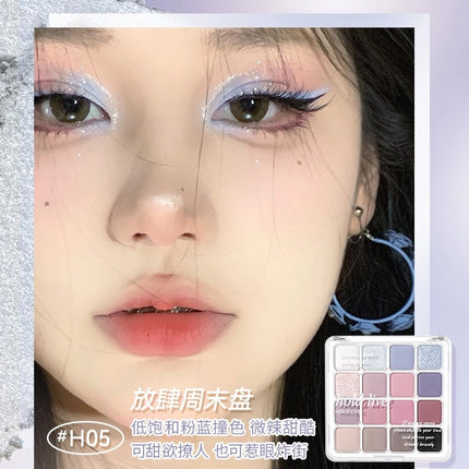 HOLDLIVE - 16 Colors Eyeshadow Tray 19.2g