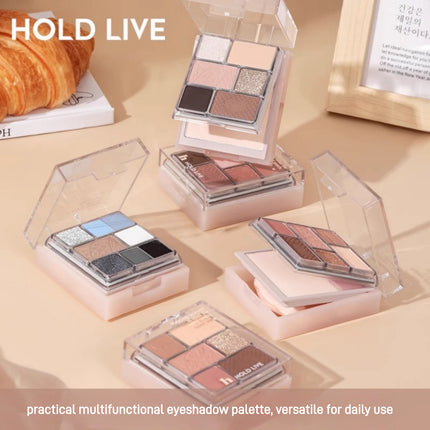 HOLDLIVE - 3 in 1 Face Palette Powder Blusher Eyeshadow 16g